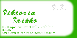 viktoria kripko business card